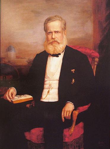 Delfim da Camara Portrait of Dom Pedro II oil painting picture